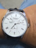 柏尼時(shí)（PARNIS）紳雅商務(wù)手表 男士全自動(dòng)機械表動(dòng)力儲存 日歷經(jīng)典皮帶腕表 能顯-銀殼白面皮帶 曬單實(shí)拍圖