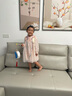 戴維貝拉（DAVE＆BELLA）童裝漢服裙子女童連衣裙小童網(wǎng)紗裙兒童連衣裙秋裝新款幼兒服裝 粉色 110 cm（建議身高100-110cm） 曬單實(shí)拍圖