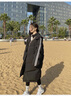 唐菓蜜羽絨棉服女中長(cháng)款2025秋冬新款韓版學(xué)生羽棉襖絨服百搭加厚棉衣女 黑色 M 曬單實(shí)拍圖