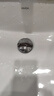 萊爾詩丹（Larsd） 面盆下水器 不銹鋼洗臉盆彈跳去水器 適用陶瓷面盆 玻璃面盆 【有溢水口款】不銹鋼面盆彈跳 曬單實拍圖