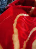 南极人（NanJiren）毛毯被子加厚盖毯双层单人宿舍毛毯被秋冬绒毯子双人加大拉舍尔毯 653大红，玫瑰情深 200X230cm-约7斤 实拍图