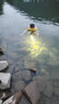 SANJICHA專業(yè)戶外防水手電筒潛水探照燈LED強光穿透力超長續(xù)航水陸兩用款 T9專業(yè)潛水手電【雙電】 曬單實拍圖