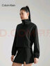 Calvin Klein【速干】運動(dòng)春夏女撞色織帶ck跑步訓練服運動(dòng)外套4WS4J407 001-太空黑 M 曬單實(shí)拍圖