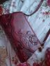 絲芙倫新年手拿包時(shí)尚氣質(zhì)宴會(huì )包手抓包民族風(fēng)壓花真皮單肩斜挎包 酒紅色 曬單實(shí)拍圖