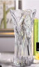 欧式大号玻璃透明花瓶 客厅摆件插花水培富贵竹百合干花落地饰品 30大号 花纹随机款 实拍图