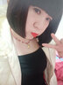 美蝶 時(shí)尚波波頭假發(fā)女短發(fā)學(xué)生齊劉海bobo頭 蓬松透氣挑染短假頭發(fā)套 板栗色 曬單實(shí)拍圖