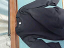 棉致美式420G重磅長(cháng)袖T恤男春秋季寬松衛衣白加絨打底衫上衣 【黑色】常規320g XL (130-155斤) 曬單實(shí)拍圖