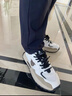 LOUISPRO2025秋新款輕奢男士名品透氣厚底減震時(shí)尚休閑軟底舒適運動(dòng)跑步鞋 白黑 40 標準運動(dòng)鞋碼 曬單實(shí)拍圖