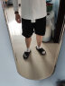 真维斯（JEANSWEST Z+）冰丝速干运动短裤男士网眼宽松直筒中裤青少年薄款沙滩裤夏季外穿 黑 2XL(推荐130-150斤) 晒单实拍图