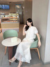 AEMAPE新中式國(guó)風(fēng)套裝連衣裙女2025夏新款高端優(yōu)雅氣質(zhì)白色改良旗袍裙子 圖片色 L 建議105-115斤 曬單實(shí)拍圖