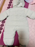 巴拉巴拉童裝嬰兒羽絨服連體衣寶寶2025新款冬裝加厚保暖哈衣爬服萌趣造型 綠色恐龍-白鴨絨 80 cm-充絨量82g 曬單實拍圖