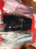 達(dá)芬奇密碼 女士混紡真絲絲巾桑蠶絲圍巾室內(nèi)披肩絲毛長(zhǎng)巾送女友生日禮物 彩絲格 銀灰 曬單實(shí)拍圖