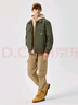 CAT卡特新品男士戶(hù)外三防防風(fēng)防潑水防污立領(lǐng)工裝風(fēng)羽絨服 墨綠色 XL 曬單實(shí)拍圖