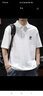 古先森美式翻領(lǐng)短袖t恤男夏季polo半袖體恤衫寬松大碼有領(lǐng)帶領(lǐng)打底衫 白色 XL 【140-160斤】 曬單實(shí)拍圖