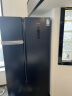 西门子（SIEMENS）502升变频冷藏冰箱双开门对开门大容量超薄嵌入式家用冰箱湖蕴蓝K65L56SMEC 实拍图