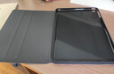 欽靈（QL） 2018iPad保護套9.7英寸2017蘋(píng)果Air2A1822防摔平板電腦5全包殼硅膠 (軟殼款)蠶絲紋純黑色+鋼化膜 曬單實(shí)拍圖