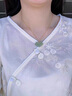 可靈《無虞》新疆和田玉平安鎖如意吊墜女玉墜項鏈兒童母親節(jié)媽媽 吊墜24.8*14*5.5mm左右 曬單實拍圖