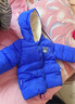 G.DUCKKIDS兒童羽絨棉服2023新款0-5歲男女童加絨棉襖嬰兒寶寶加厚棉衣外套 寶藍色 100 【建議身高80-85厘米】 曬單實(shí)拍圖