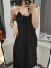 小情歌 棉質(zhì)吊帶睡裙女夏季少女連衣裙性感女生睡衣孕婦寬松休閑家居服 BLM40690女裙 M 女/身高152-165 體重80-100 曬單實(shí)拍圖