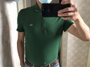LACOSTE法國鱷魚男裝經典商務休閑純色翻領Polo衫|PH7937 132/鱷魚綠 M 4 曬單實拍圖