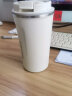 厨匠 咖啡杯304不锈钢保温杯便携水杯随行杯创意杯子男女办公室茶杯 月亮白-大号510ml+咖啡勺 实拍图