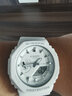 卡西歐（CASIO）男表G-SHOCK農家橡樹(shù)學(xué)生時(shí)尚運動(dòng)防水石英腕表 送男友禮物 消光白GMA-S2100-7A 曬單實(shí)拍圖
