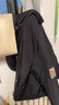 真維斯（Jeanswest）連帽外套男秋冬季加絨加厚潮牌學(xué)生夾克衫運(yùn)動沖鋒上衣服男裝 JYD 8911純黑【加絨款】 XL 【建議125-140斤】 曬單實(shí)拍圖