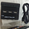 Z-TEK力特USB分線器 USB2.0集線器 7口 USB HUB 帶4A外接電源 ZE341A 7口USB集線器【工業(yè)專(zhuān)用】 曬單實(shí)拍圖