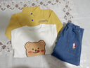 G.DUCKKIDS男童寶寶春裝套裝三件套2025新款1一2-3周歲半童裝嬰兒衣服外套潮 黃色 英文DAKE襯衣三件套 170 75-85cm 1-2歲【90碼】 曬單實(shí)拍圖
