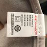 彩虹（Rainbow）充電式熱水袋防爆暖手器毛絨暖手寶安全電手捂男女暖肚電熱敷家用 霧綿灰 曬單實拍圖