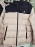 波司登（BOSIDENG）波司登沖鋒衣鵝絨男女同款情侶裝短款連帽加厚寬松外套 蘇梅粉1617 XL 175/96A 曬單實(shí)拍圖