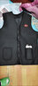 探季鳥(niǎo)智能電熱馬甲男充電加熱衣服女保暖發(fā)熱背心電熱坎肩發(fā)熱馬夾冬季 雙控7區發(fā)熱加絨（不配充電寶） 4XL 推薦(161-175斤) 曬單實(shí)拍圖