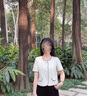 香影（xiangying）小香風(fēng)蕾絲開(kāi)衫外套女短款2025春夏新款花邊法式米白短袖上衣 米色 M 曬單實(shí)拍圖