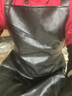 蓋托背帶款皮圍裙防濺水防濺油軟皮加大加長耐磨工作服男女廚房皮革 黑色大口袋 背帶皮革圍裙 曬單實拍圖