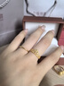 六福珠寶福滿(mǎn)傳家系列足金簡(jiǎn)約素圈小細戒黃金戒指送禮 計價(jià) G01G0001DS 15號-1.51克(含工費140元) 曬單實(shí)拍圖