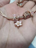 潘多拉（PANDORA）落英繽紛手鏈套裝玫瑰金色旋轉櫻花生日禮物送女友 落英繽紛 16CM 曬單實(shí)拍圖