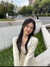 妤遇（YUUZYUUS）品牌女裝小香風(fēng)套裝女2025年春秋新款復古高腰溫柔風(fēng)法式倆件套 米色 M 曬單實(shí)拍圖
