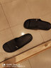 彥沨特大號男士拖鞋特大碼夏天46浴室耐滑48室內家用50外穿涼拖鞋舒適 黑色 50-51 -適合50-51腳 曬單實(shí)拍圖