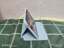 智思慧 適用蘋(píng)果2024款iPad mini7保護套8.3英寸旋轉橫豎支撐透明殼帶筆槽2021款平板迷你6硅膠皮套 藍色 曬單實(shí)拍圖