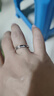 維勒法莎情侶戒指一對S999銀對戒閉口定制刻字求婚七夕情人節(jié)禮物送男女友 情侶戒指鉆版閉口定制S925銀 曬單實拍圖