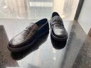 公牛世家男鞋秋冬季新款軟底復古休閑皮鞋子男士2025新款套腳一腳蹬豆豆鞋 紅棕【四季款單鞋】GN125101301 41 （運動(dòng)鞋碼） 曬單實(shí)拍圖