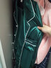 瓊瑛睡衣女春夏季長(cháng)袖春秋大碼情侶家居服男士套裝絲綢家居服 長(cháng)袖長(cháng)褲男墨綠 3XL 曬單實(shí)拍圖