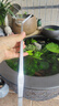 森悠（SARYOR）不銹鋼水草剪刀加長(cháng)草缸波浪剪魚(yú)缸造景修剪工具鑷子套裝種植夾子 25cm彎剪 曬單實(shí)拍圖