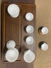 季慕家素燒羊脂玉白瓷功夫茶具套裝家用2024新款輕奢壺蓋碗泡杯禮盒 素燒羊脂玉【西施壺】套 8件 曬單實拍圖