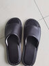 啄木鳥(niǎo)新款牛皮涼拖鞋男士春夏季用室內防滑木地板軟底真皮面居拖鞋女 深棕色 2841-42碼 曬單實(shí)拍圖