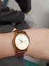 聚利時(shí)（Julius）手表女氣質(zhì)簡(jiǎn)約復古日歷防水皮帶高中生初中生男女石英情侶手表 咖帶白面女款 曬單實(shí)拍圖