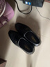 金利來（Goldlion）皮鞋男透氣男鞋商務休閑套腳頭層牛皮摔紋一腳蹬樂福鞋懶人鞋子男 四季單鞋款 37 曬單實拍圖