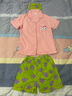聯(lián)躍（LIANYUE）派大星海綿寶寶夏季情侶睡衣短袖家居服 （派大星+短袖） 男2XL 180(140/175斤 曬單實(shí)拍圖