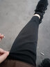 歌班婭哈倫褲女春夏大碼女褲胖mm300斤顯瘦黑色蘿卜褲女九分直筒休閑褲 黑色九分褲夏季款 3XL 建議165-195斤 曬單實(shí)拍圖