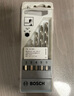 博世（BOSCH）5件金屬麻花鉆頭套裝六角柄高速鋼磨制金工鉆頭2/3/4/5/6MM 博世5件木工鉆頭 曬單實(shí)拍圖